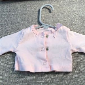Newborn cardigan pink